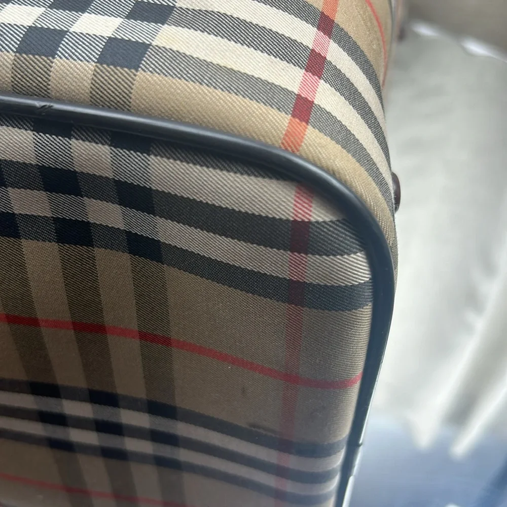 Burberry House Check Boston Bag